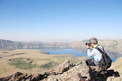 Bir doğa harikası Nemrut Krater Gölü