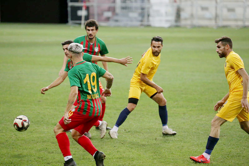 Amedspor'a kupa morali