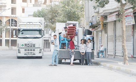 Nusaybin'de taşınmalar başladı