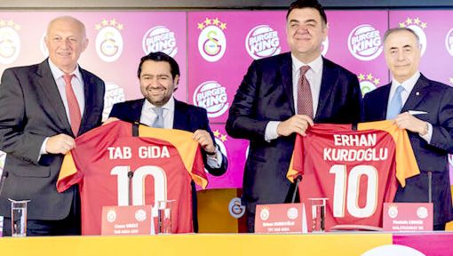 Galatasaray Kulübü, TAB Gıda ile sponsorluk anlaşması yaptı