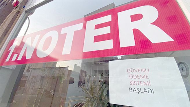 Noterlik işlemlerinde güvenli ödeme dönemi başladı