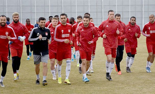 Sivasspor, Galatasaray maçı hazırlıklarını sürdürdü