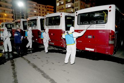 Diyarbakır'da Corona dezenfektesi!