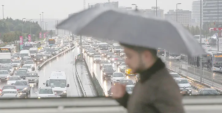 Serin ve yağışlı hava geliyor