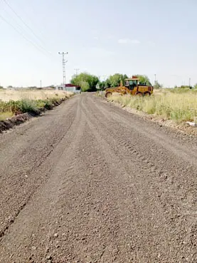 Bağlar’da yol yapım çalışmaları