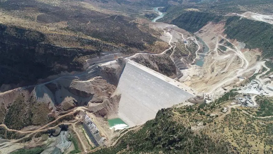 Silvan barajında önemli eşik aşıldı