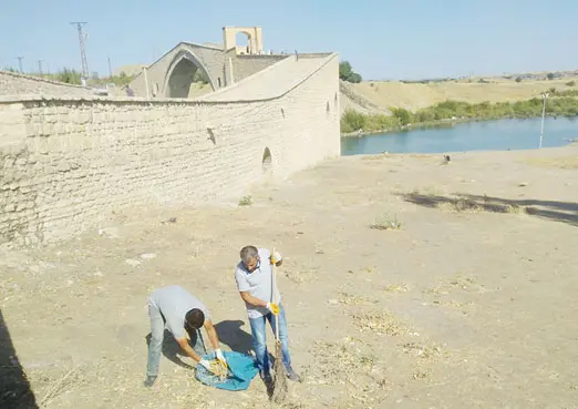 Malabadi'ye temizlik vefası