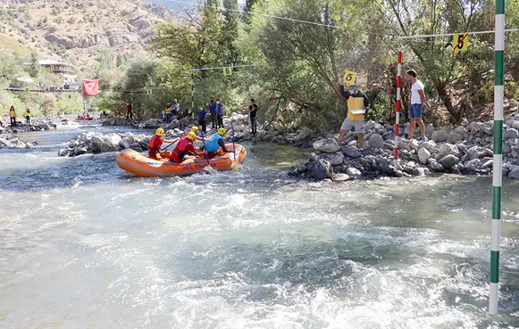 Kato Dağı'ndaki rafting şampiyonası sona erdi