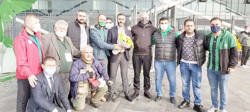 Tatangalardan Diyarbekirspor’a çiçekli ziyaret