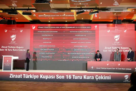 Ziraat Türkiye Kupası’nda son 16 Turu eşleşmeleri belli oldu