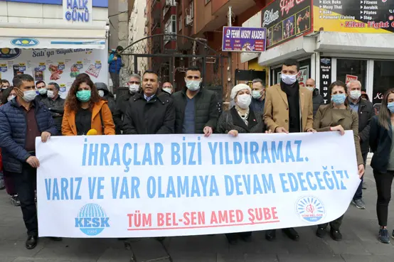 TÜM BEL-SEN ihraca tepkili