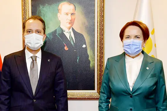 Erbakan, Akşener’i ziyaret etti