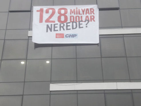 '128 milyar dolar nerede' pankartına 13 bin 237 lira ceza 