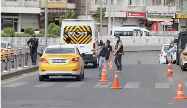 Diyarbakır'da, tam kapanmada sıkı denetim