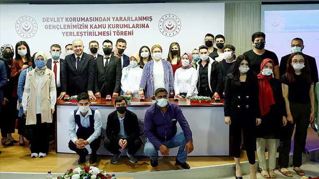 Devlet korumasındaki 890 gencin kamu kurum ve kuruluşlarına ataması yapıldı