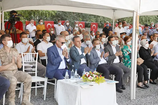 Grup köy yolu açılışı yapıldı!