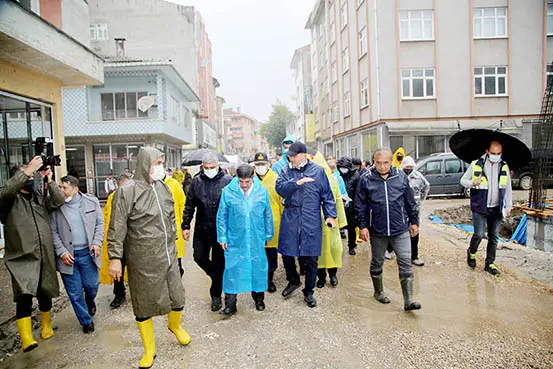 Bakan Soylu'dan selin vurduğu Bozkurt'ta inceleme