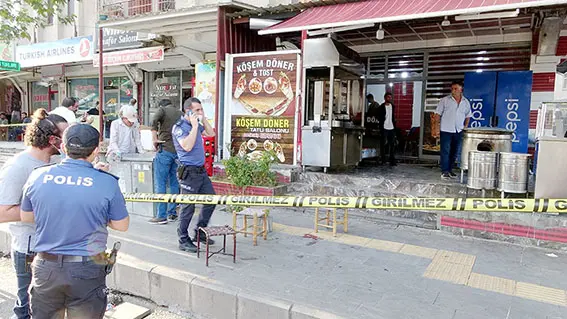 Asansöre binme sırasında kan aktı