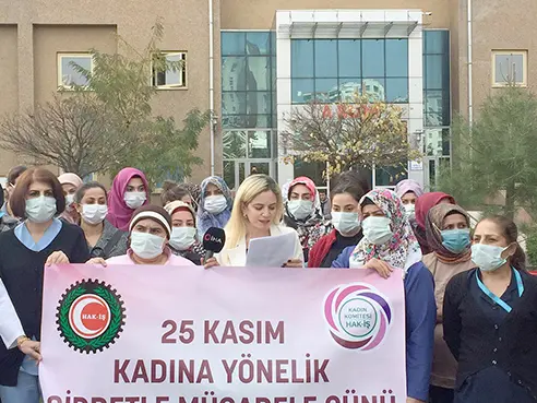 'Kadına Yönelik Şiddete Karşı Uluslararası Mücadele Günü' 