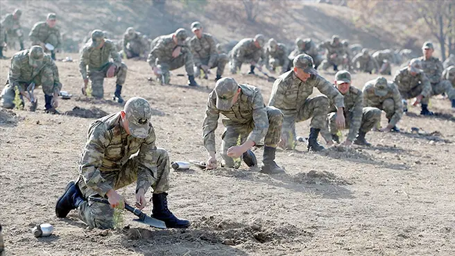 Yeşil vatan’a mehmetçik katkısı