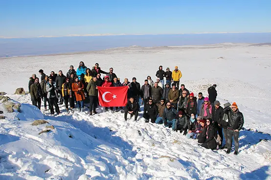 Sarıkamış şehitlerini anmak için Karacadağ'a yürüdüler