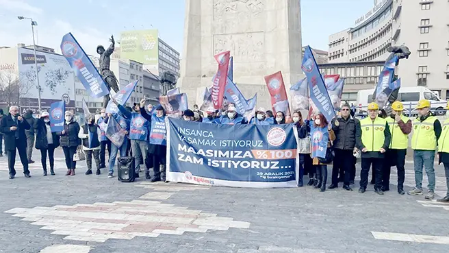 Zam talebiyle iş bıraktılar!