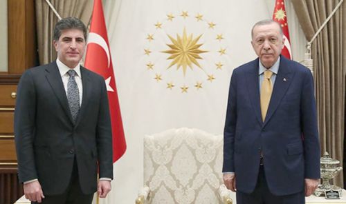 Cumhurbaşkanı Erdoğan, Barzani'yi kabul etti