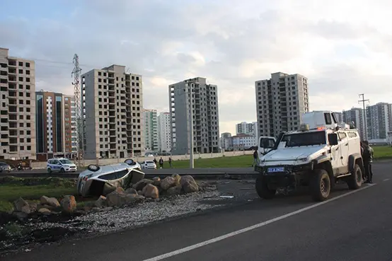 Diyarbakır’da trafik kazası: 2 yaralı