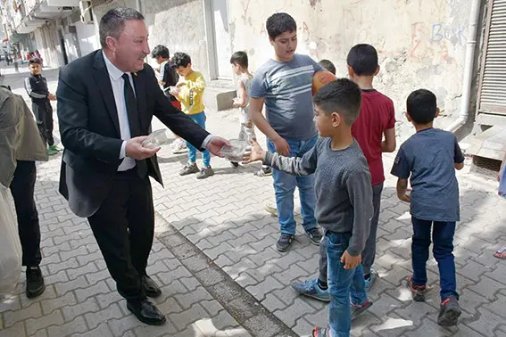 Başkan’dan kandil simidi