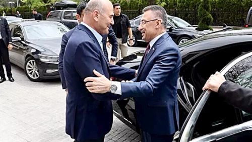 Fuat Oktay'dan Bakan Soylu'ya ziyaret 