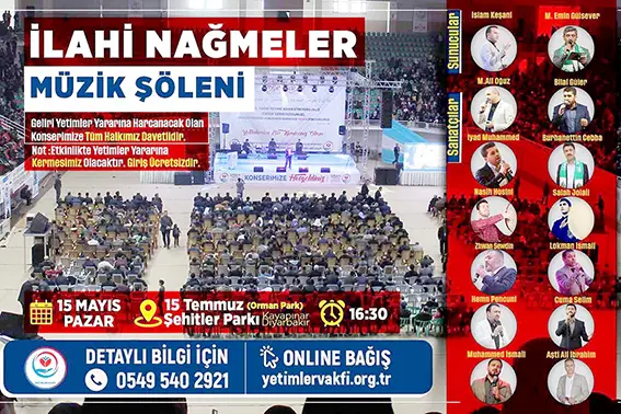 İlahi ve nağmeler şöleni için tüm hazırlıklar tamamlandı