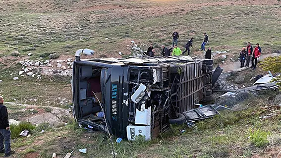 Gençlik şöleni dönüşü kaza!