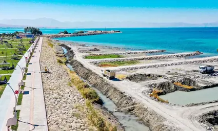 Van Gölü'nün zemininden 550 bin metreküp dip çamuru temizlendi