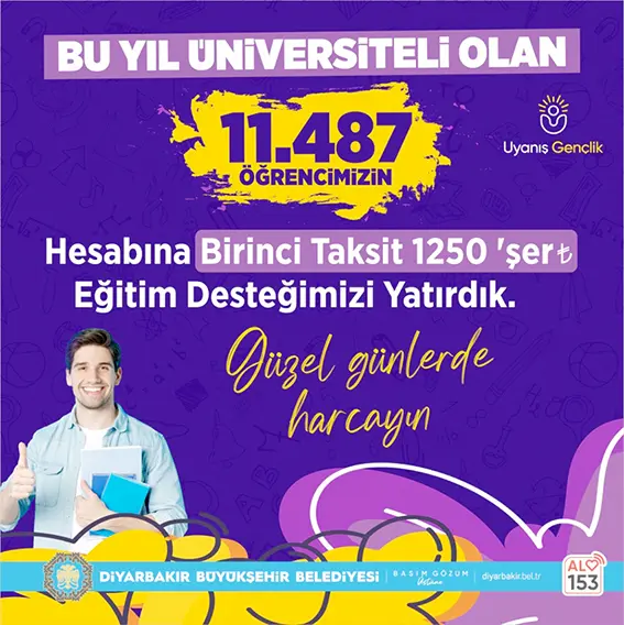 Üniversitelilere nakit desteği!