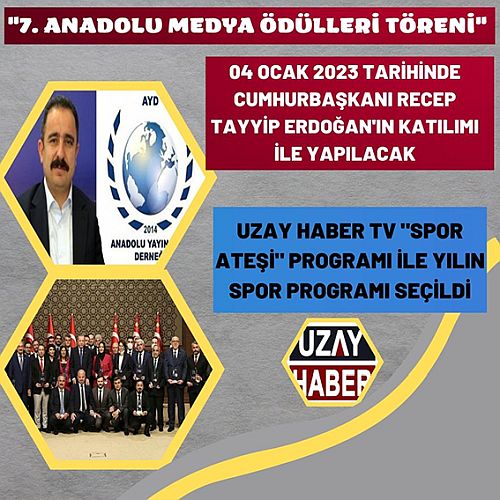 Uzay Haber’e AYD’den Ödül