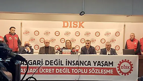 DİSK asgari ücret talebini 13 bin 200 lira olarak açıkladı