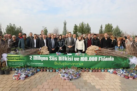 36 bin fidan dağıtıldı