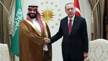 Cumhurbaşkanı Erdoğan Prens Selman arasında görüşme