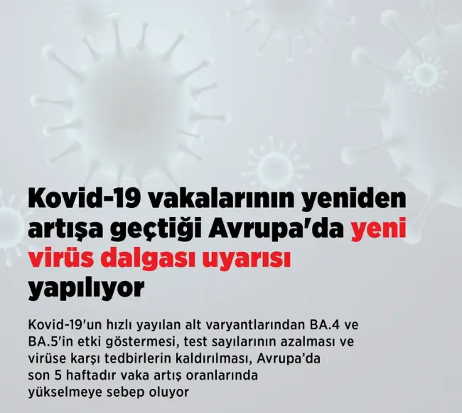 Avrupa'da yeni virüs dalgası uyarısı