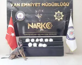 Van'da 10 kilo 460 sentetik uyuşturucu ele geçirildi