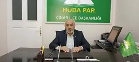 HÜDA PAR'dan Çınar'da konut yapılmamasına tepki