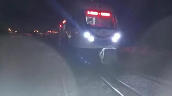 Tren raydan çıktı