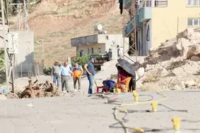 AFAD ekipleri, yer altından sesler geldiği iddia edilen köyde incelemede bulundu