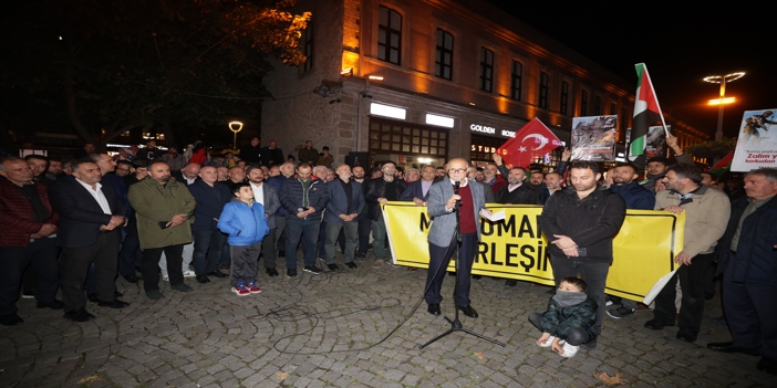 Trabzon Sivil İnsiyatifi'nden İsrail'in Gazze'deki saldırılarına tepki