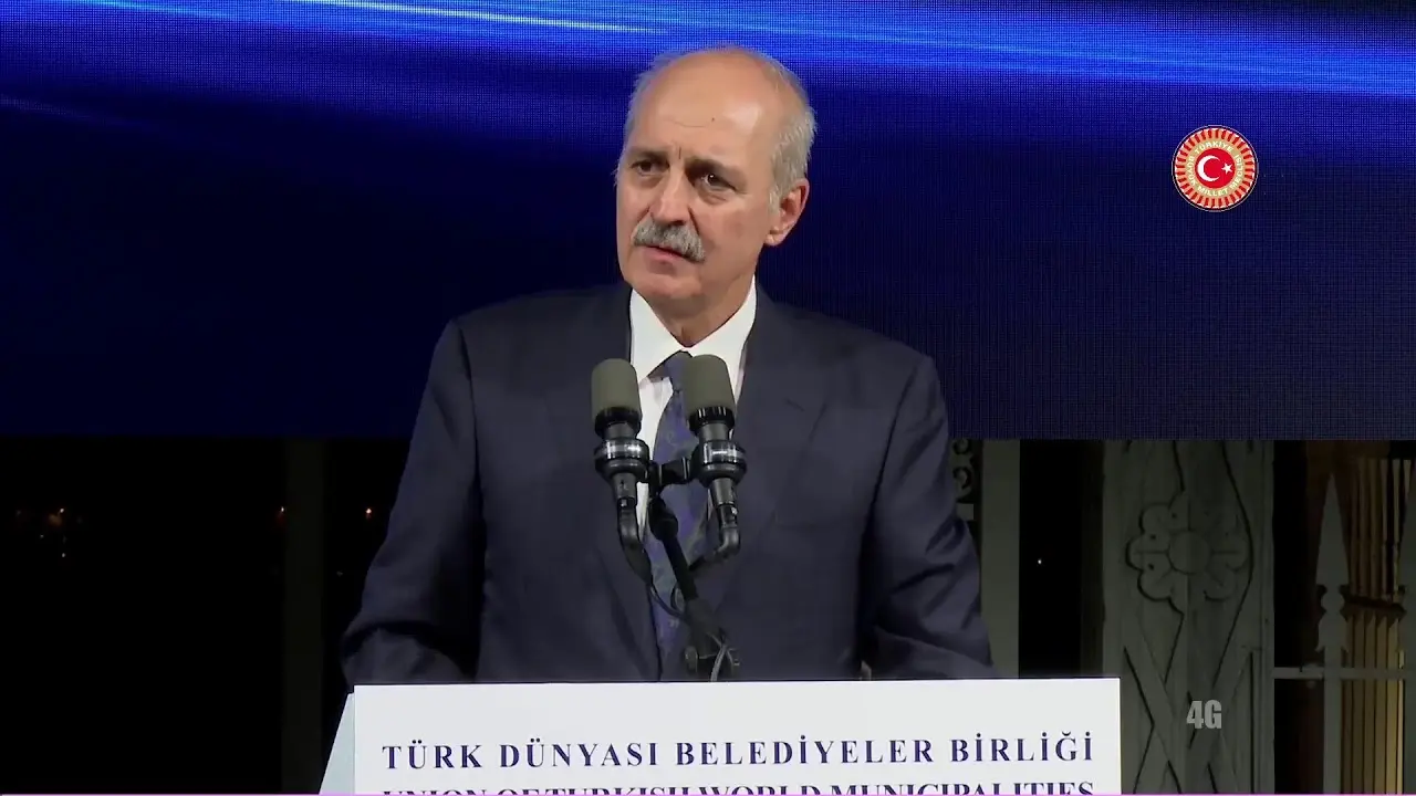 Kurtulmuş, Türk Dünyası Belediyeler Birliği resepsiyonunda konuştu