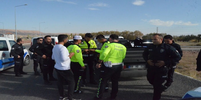 Aksaray'da polisin 