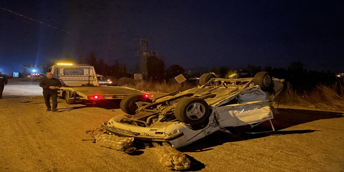 Kahramanmaraş’ta iki otomobilin çarpıştığı kazada 2 kişi yaralandı