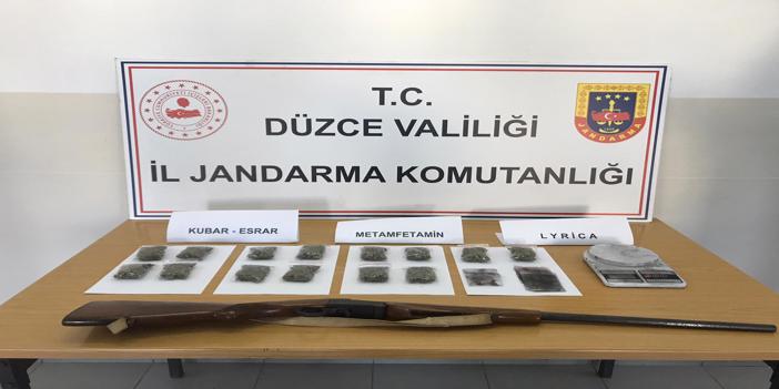 Düzce'de uyuşturucu operasyonunda 1 gözaltı