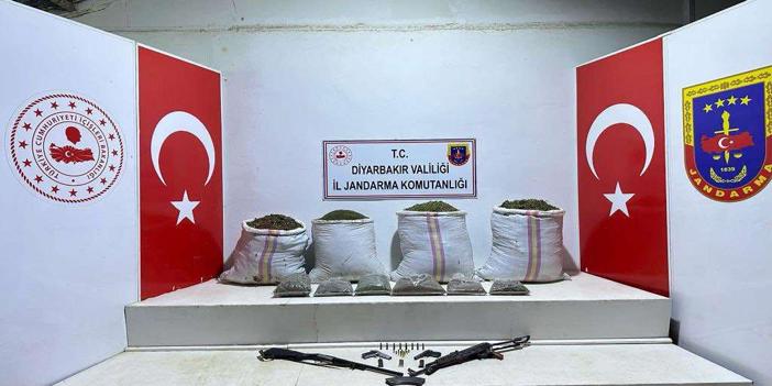 Diyarbakır'da 74 kilogram esrar ele geçirildi, 7 şüpheli yakalandı