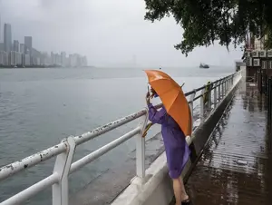 Hong Kong'da Koinu Tayfunu nedeniyle borsada işlemlere ara verildi